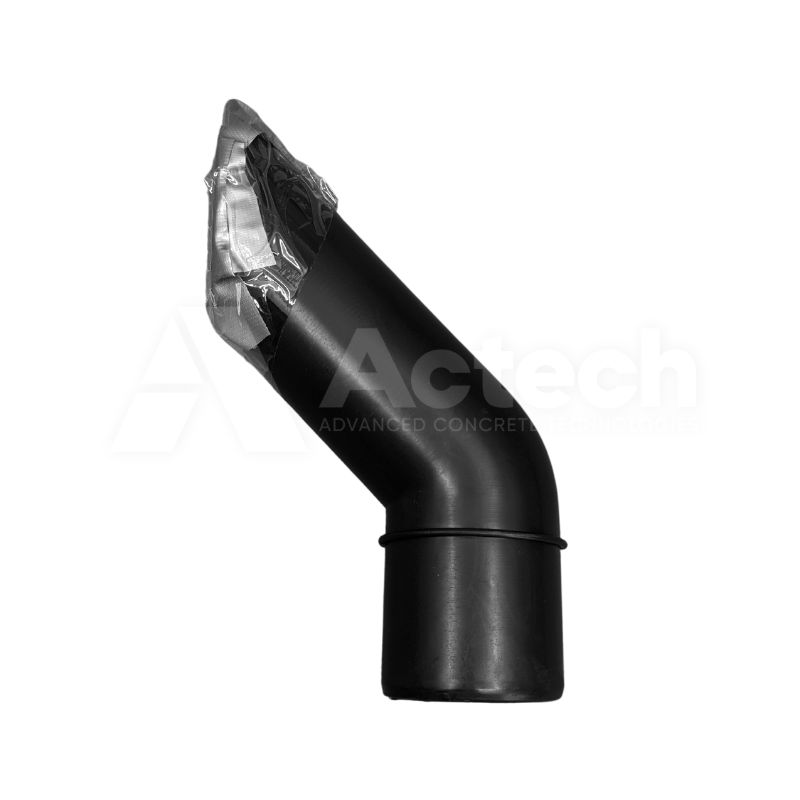 Black 45 Degree Elbow To Suit 150mm Panel - TAPED