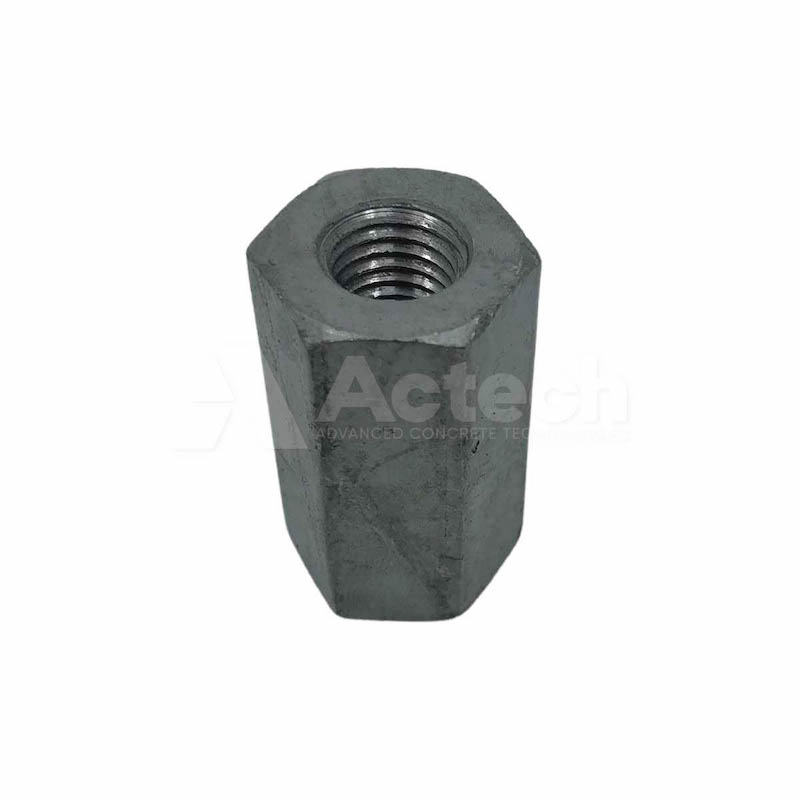 Coupler M12 x 40mm Gal Hex