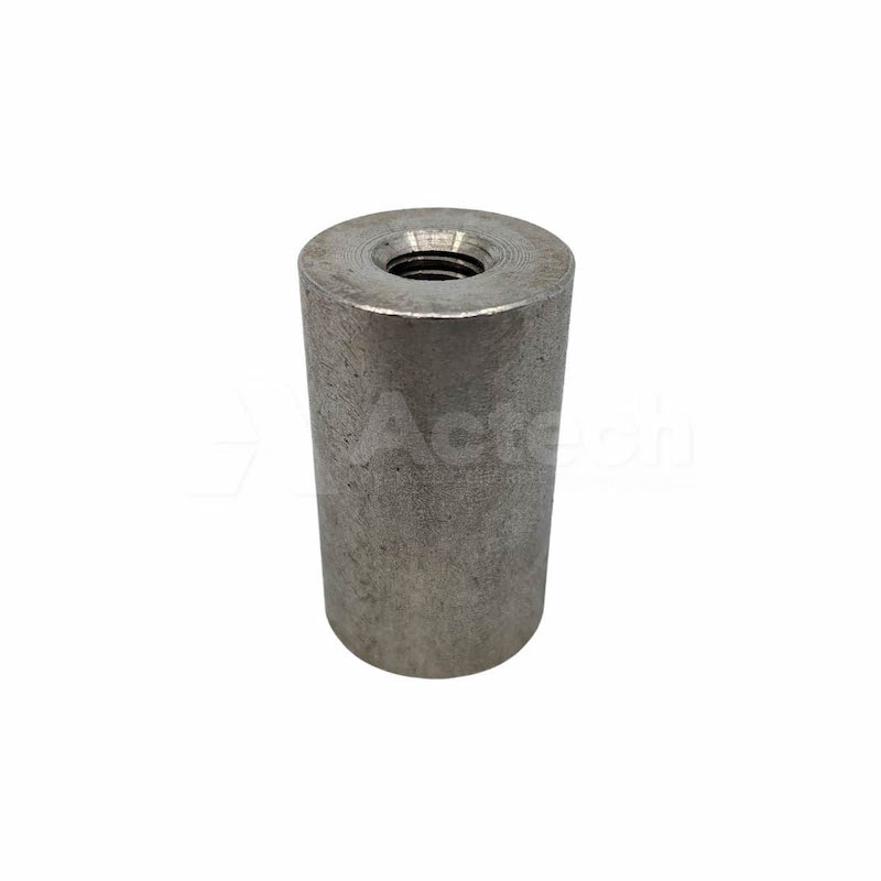 Coupler M12 x 50mm SS316 Round OD - 30mm