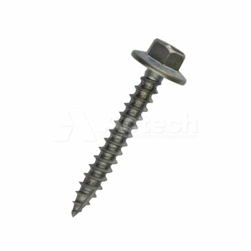 Hex Head Self Drilling Timber Screw 12-11 x 25mm B8 Coating
