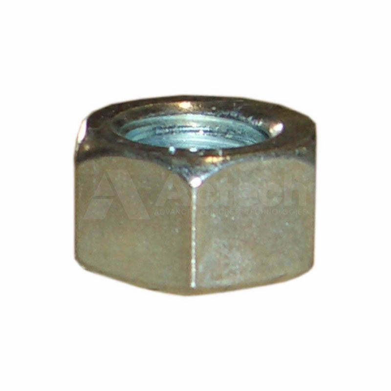M16 Hex Half Nut CL8 Zinc