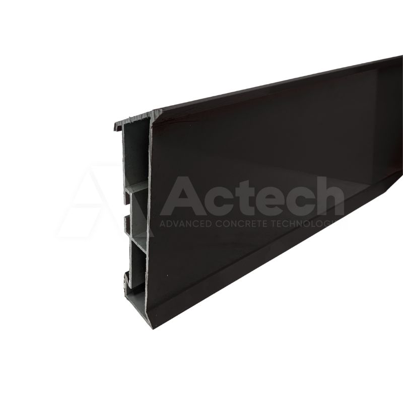 250mm KLIPFORM A - 8m Length Powdercoated BLACK