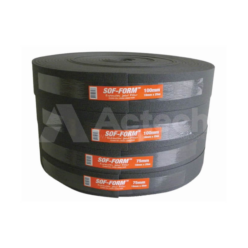 Expansion Joint Foam 10mm Thick 200mm High - 25m Roll