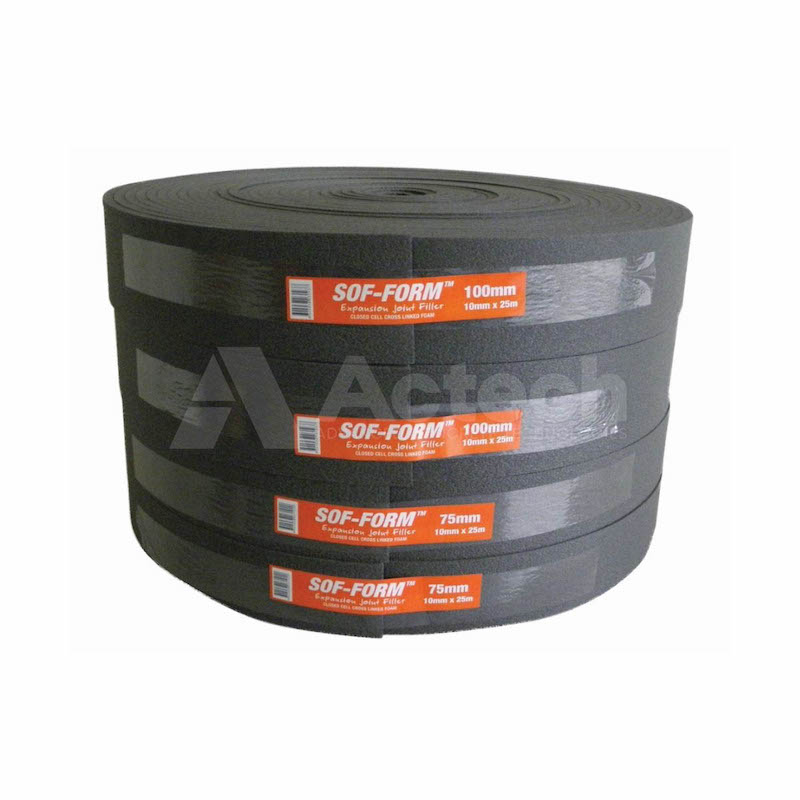 Expansion Joint Foam 10mm Thick 300mm High - 25m Roll